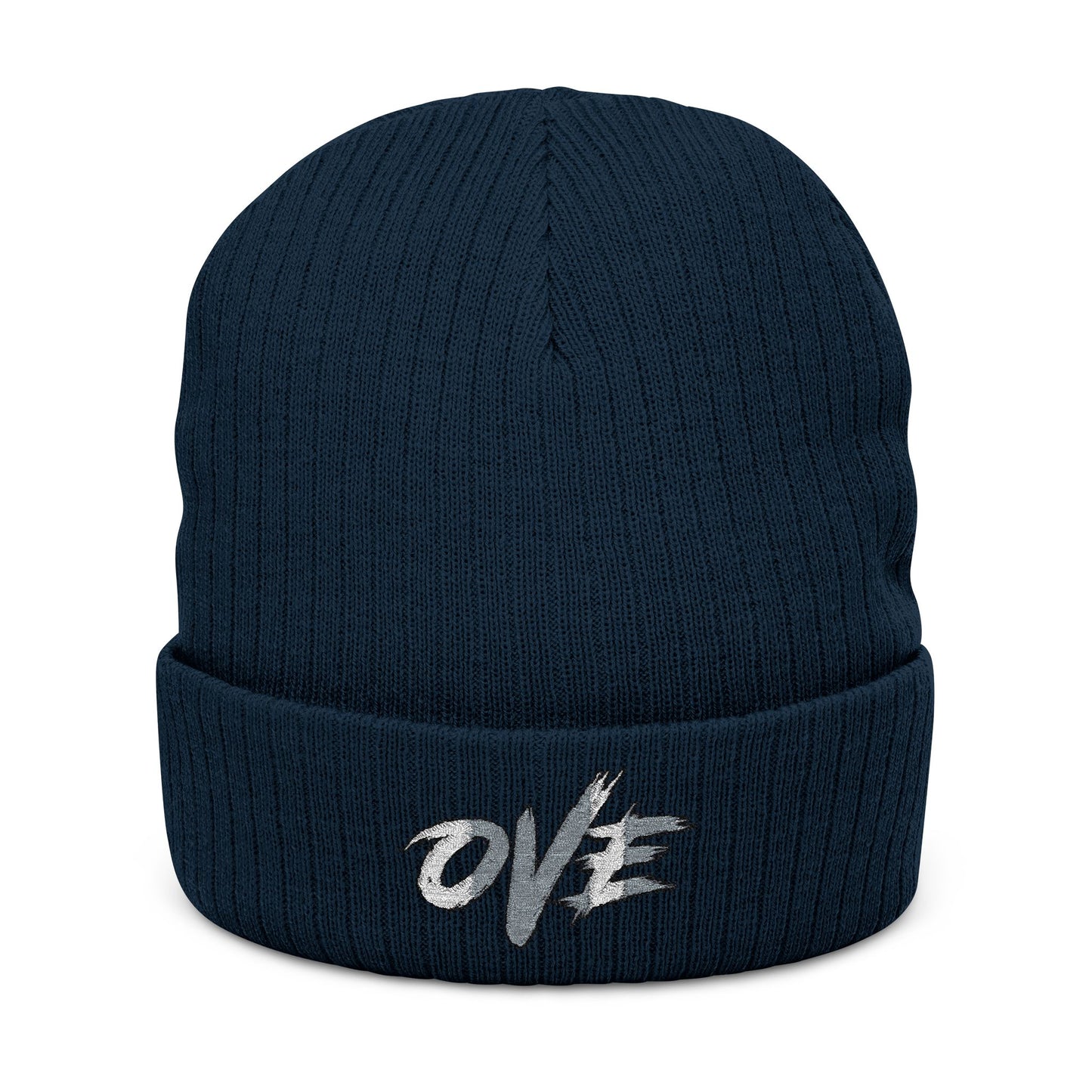 Ribbed Knit Beanie (Embroidery)