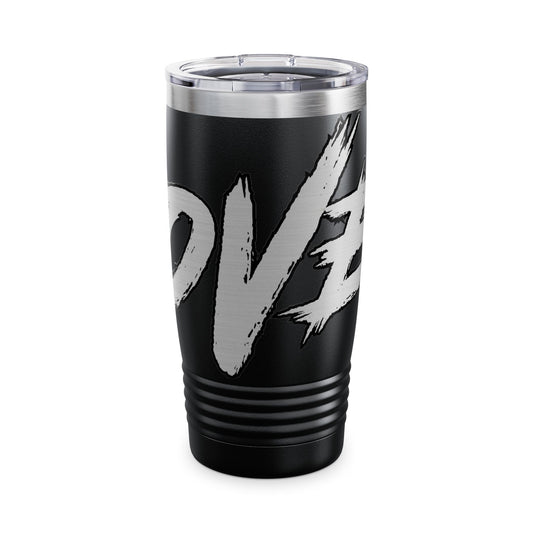 Personalized Love Ringneck Tumbler, 20oz - Perfect Gift for Friends, Family, Anniversaries, Weddings, Adventure, and Home