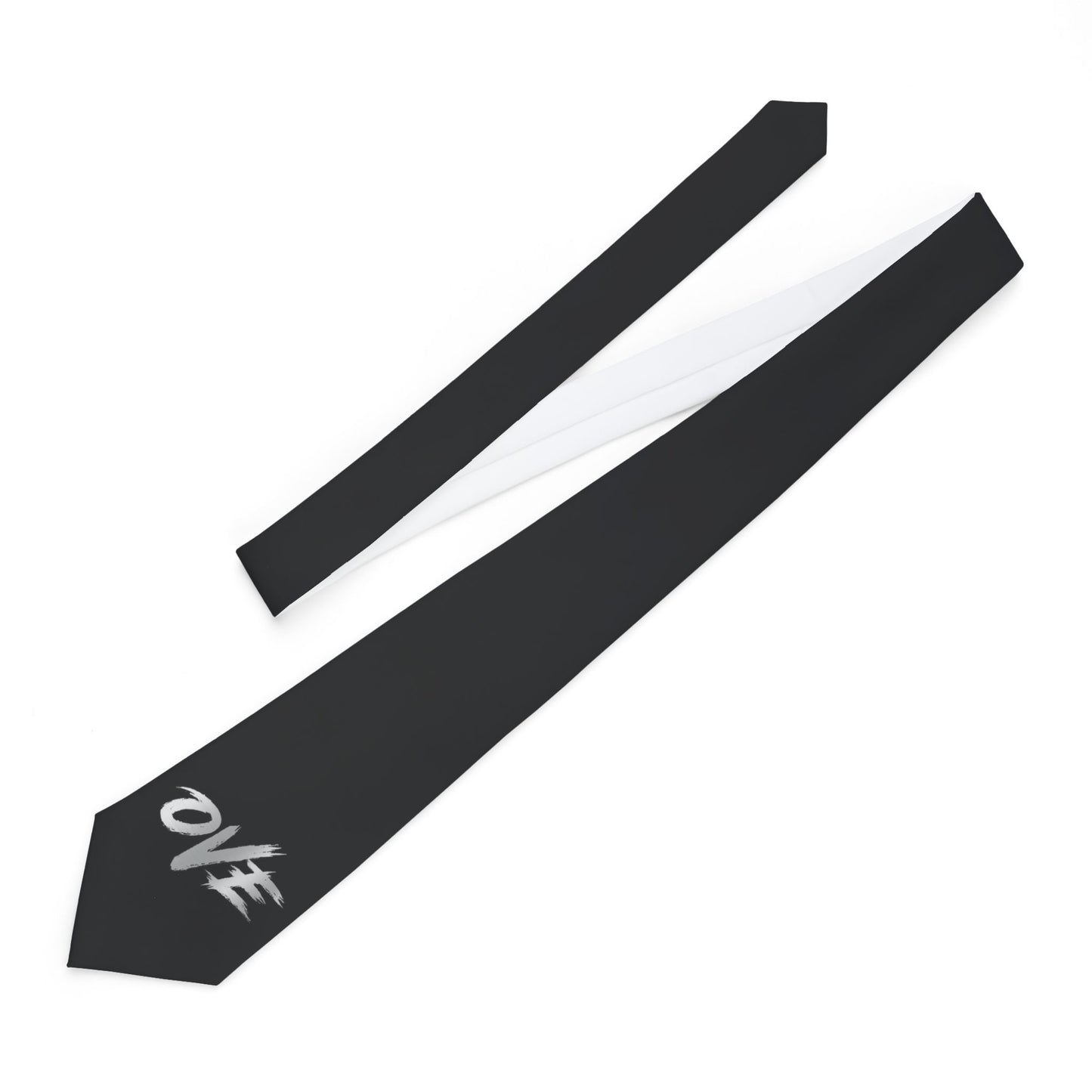 Modern Graphic Necktie with 'OVE' Design | Stylish Tie for Men, Formal Wear, Gifts for Him, Fashion accessories, Business Attire