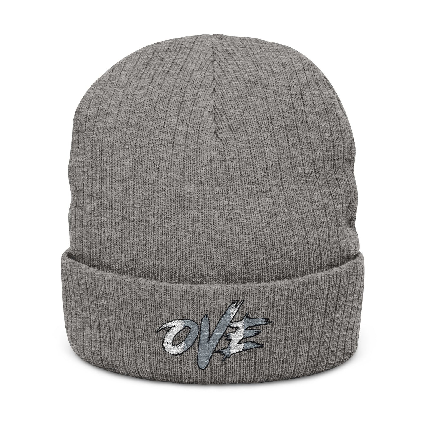 Stylish Ribbed Knit Beanie, Warm Winter Hat, Embroidered Beanie for Men and Women, Cozy Accessory for All Seasons, Perfect Gift Idea