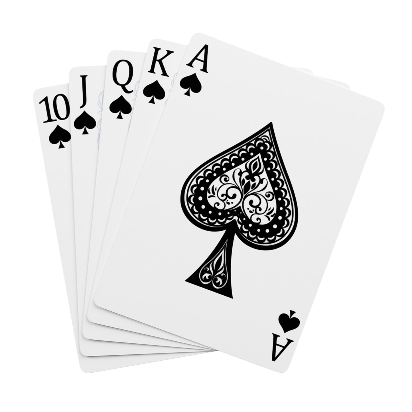 Poker Playing Cards Set, Custom Deck for Game Night, Stylish Black and Gold Design, Perfect for Poker Lovers, Gifts for Gamers