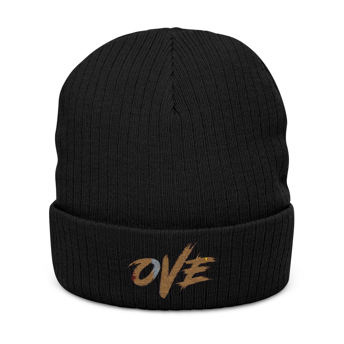 Ribbed Knit Beanie (Embroidery)