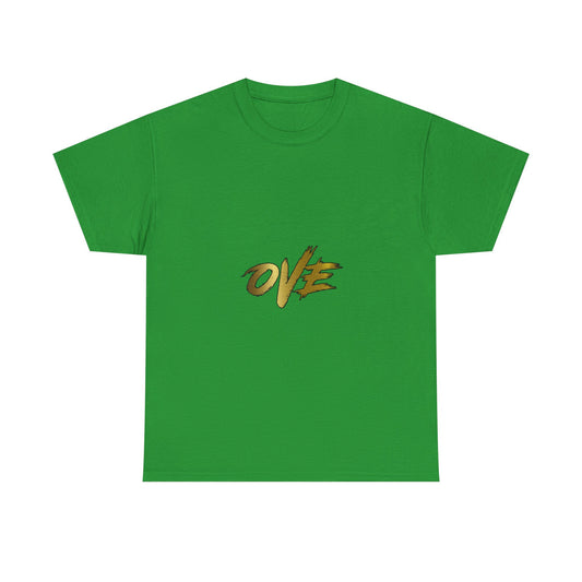Stylish Unisex Cotton Tee with 'OVE' Design, Casual Wear, Gift for Him/Her, Birthday Outfit, Streetwear Fashion