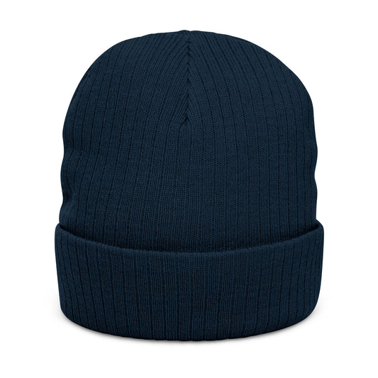 Ribbed Knit Beanie (Embroidery)