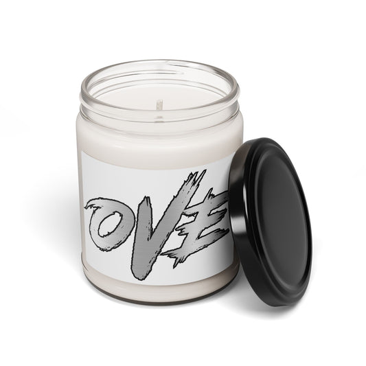 Scented Soy Candle with Love Design | Aromatherapy Candle, Gift for Her, Home Decor, Eco-Friendly, Relaxation, Self-Care