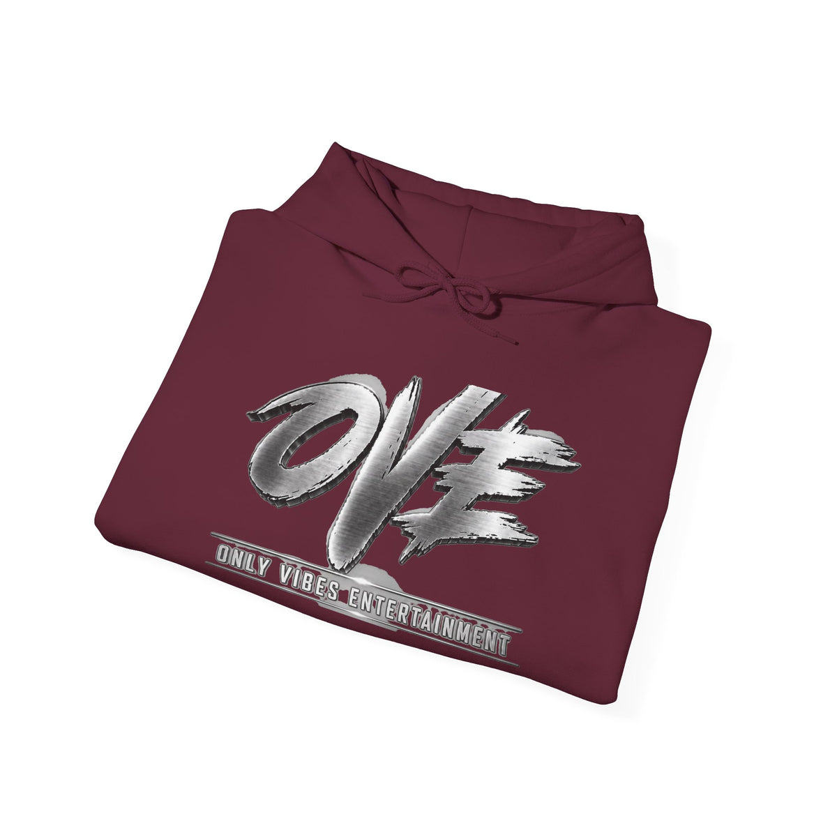 OVE Script Logo Hoodie — "Holy Vibes of the Almighty" Graphic Hooded Sweatshirt