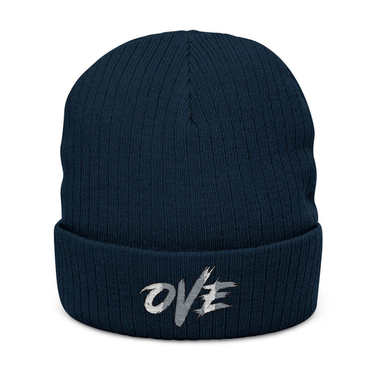Ribbed Knit Beanie (Embroidery)