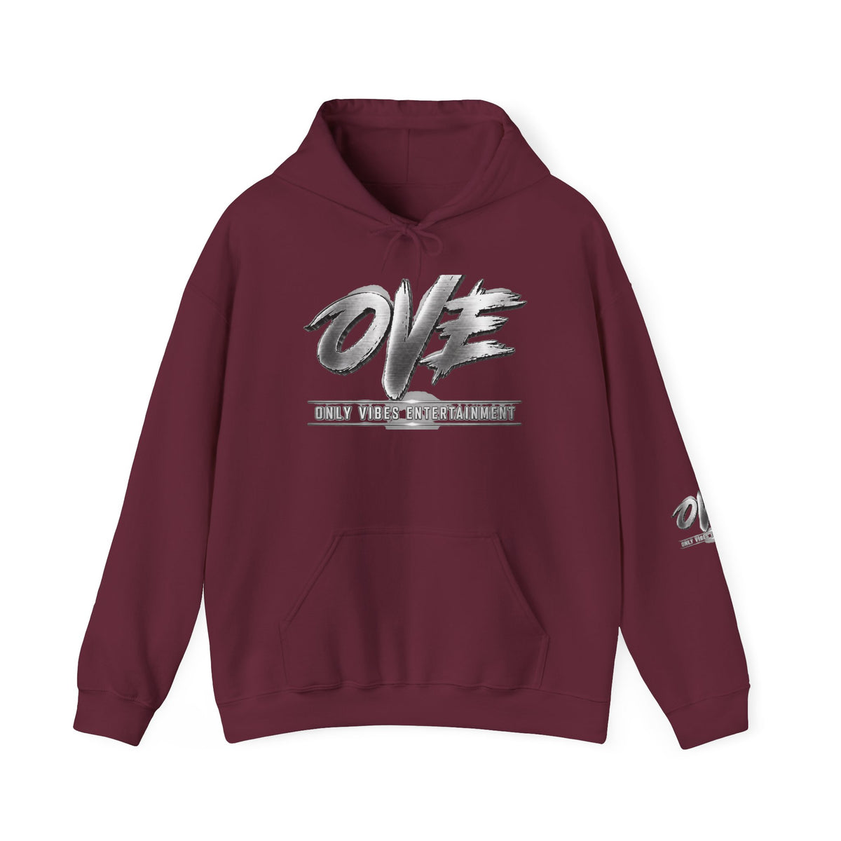 OVE Script Logo Hoodie — "Holy Vibes of the Almighty" Graphic Hooded Sweatshirt