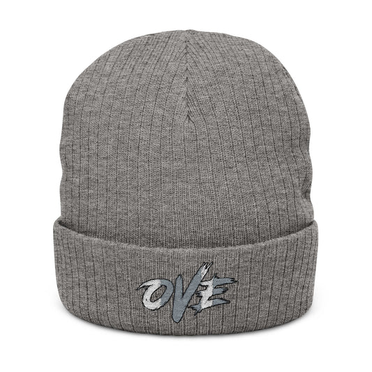Stylish Ribbed Knit Beanie, Warm Winter Hat, Embroidered Beanie for Men and Women, Cozy Accessory for All Seasons, Perfect Gift Idea