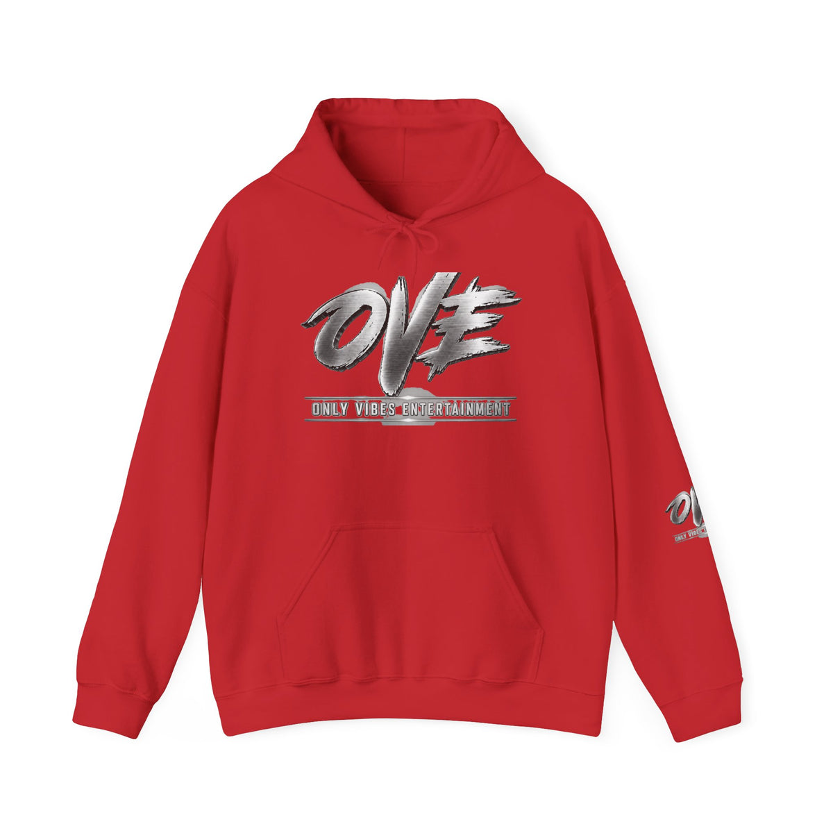 OVE Script Logo Hoodie — "Holy Vibes of the Almighty" Graphic Hooded Sweatshirt