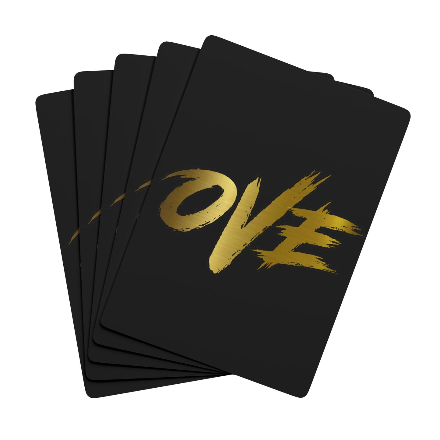 Poker Playing Cards Set, Custom Deck for Game Night, Stylish Black and Gold Design, Perfect for Poker Lovers, Gifts for Gamers