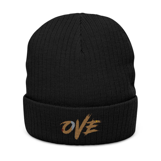 Ribbed Knit Beanie (Embroidery)