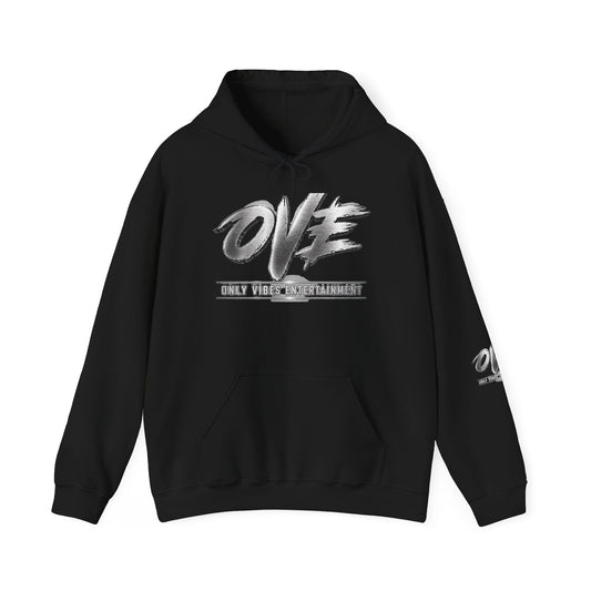 OVE Script Logo Hoodie — "Holy Vibes of the Almighty" Graphic Hooded Sweatshirt