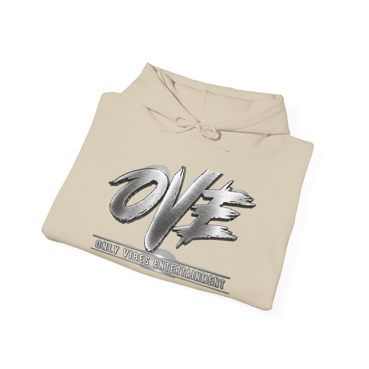 OVE Script Logo Hoodie — "Holy Vibes of the Almighty" Graphic Hooded Sweatshirt