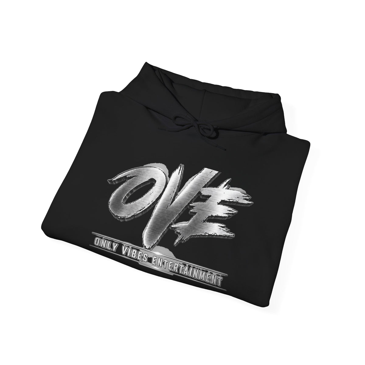 OVE Script Logo Hoodie — "Holy Vibes of the Almighty" Graphic Hooded Sweatshirt