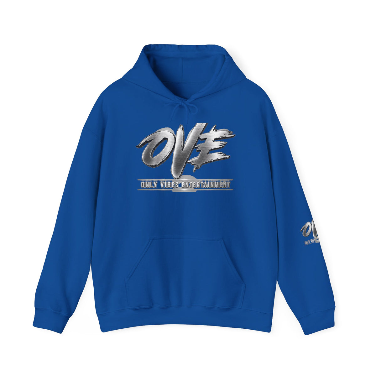 OVE Script Logo Hoodie — "Holy Vibes of the Almighty" Graphic Hooded Sweatshirt