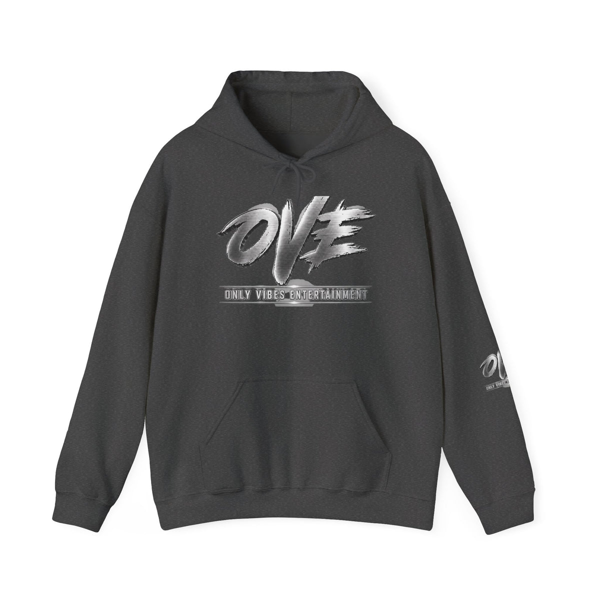 OVE Script Logo Hoodie — "Holy Vibes of the Almighty" Graphic Hooded Sweatshirt