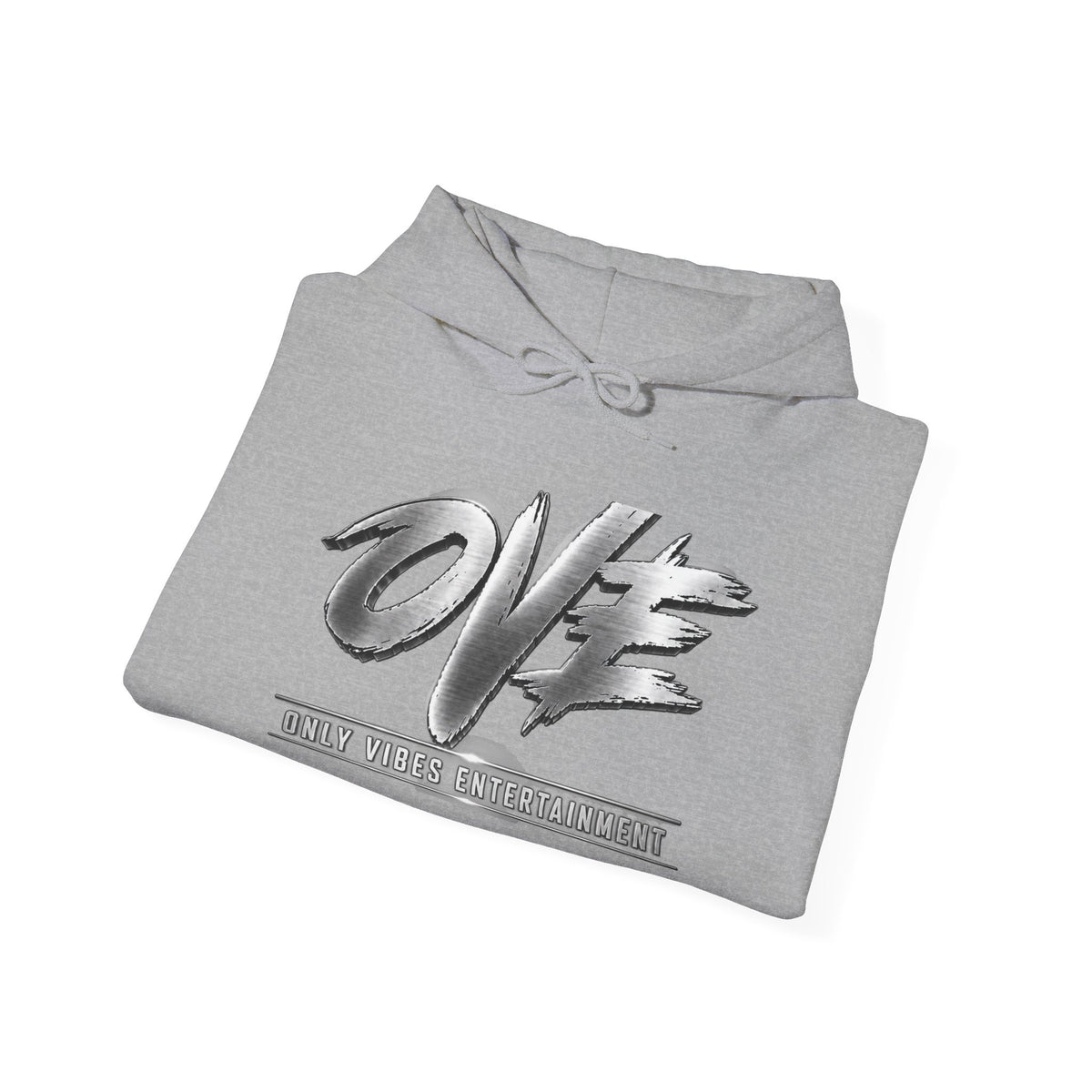 OVE Script Logo Hoodie — "Holy Vibes of the Almighty" Graphic Hooded Sweatshirt