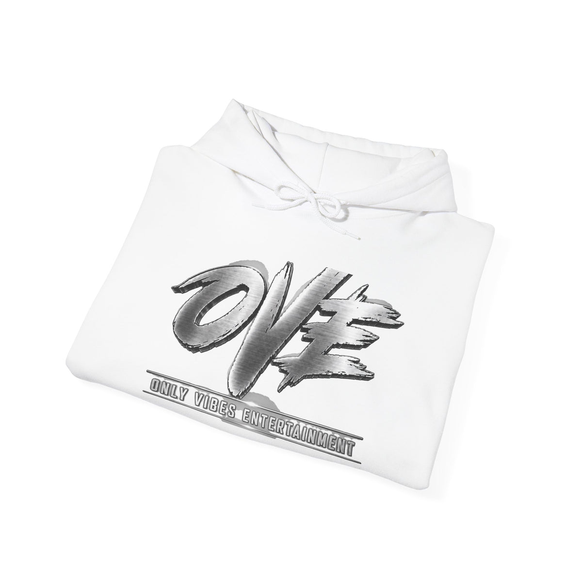 OVE Script Logo Hoodie — "Holy Vibes of the Almighty" Graphic Hooded Sweatshirt