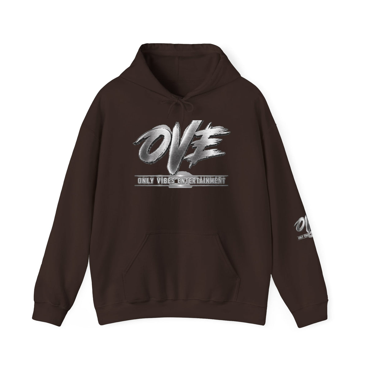 OVE Script Logo Hoodie — "Holy Vibes of the Almighty" Graphic Hooded Sweatshirt